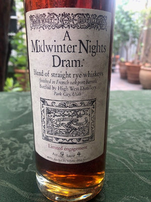 High West Midwinter Nights Dram Act 10/3