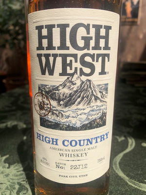 High West High Country Single Malt