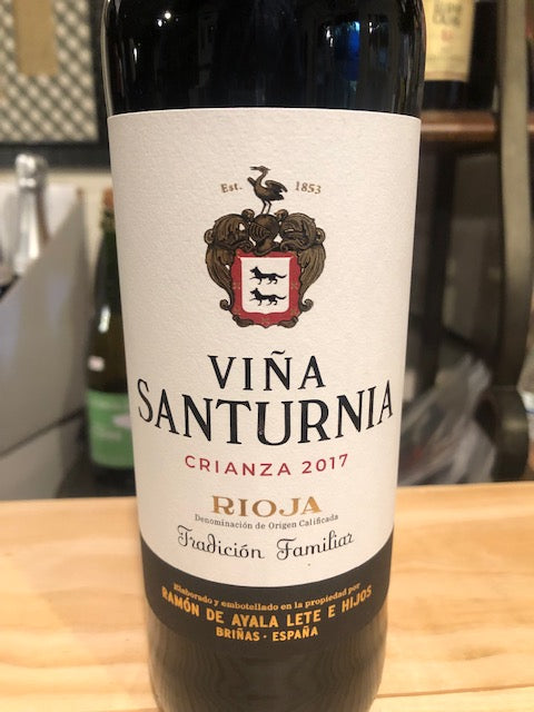 Vina Santurnia Rioja Crianza 2017 Vin Du 